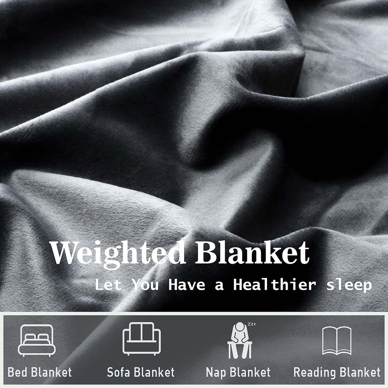 Weighted Blanket Reversible Quilt for Adults