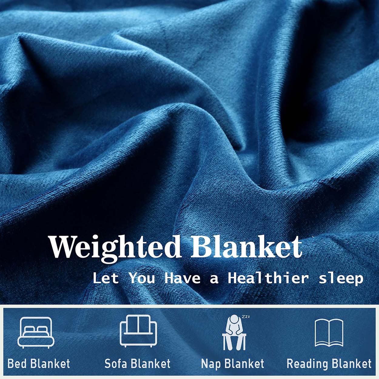 Weighted Blanket Reversible Quilt for Adults