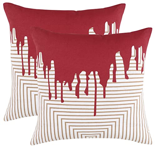 Drip Accent (2 Pack) Decorative Throw Covers